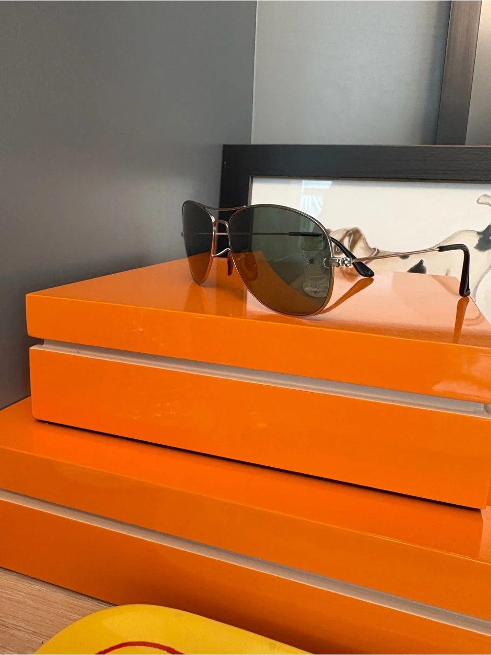 Ray-Ban Cockpit RB3362 Aviator Sunglasses — Silver Frame, Mirrored Silver Lenses